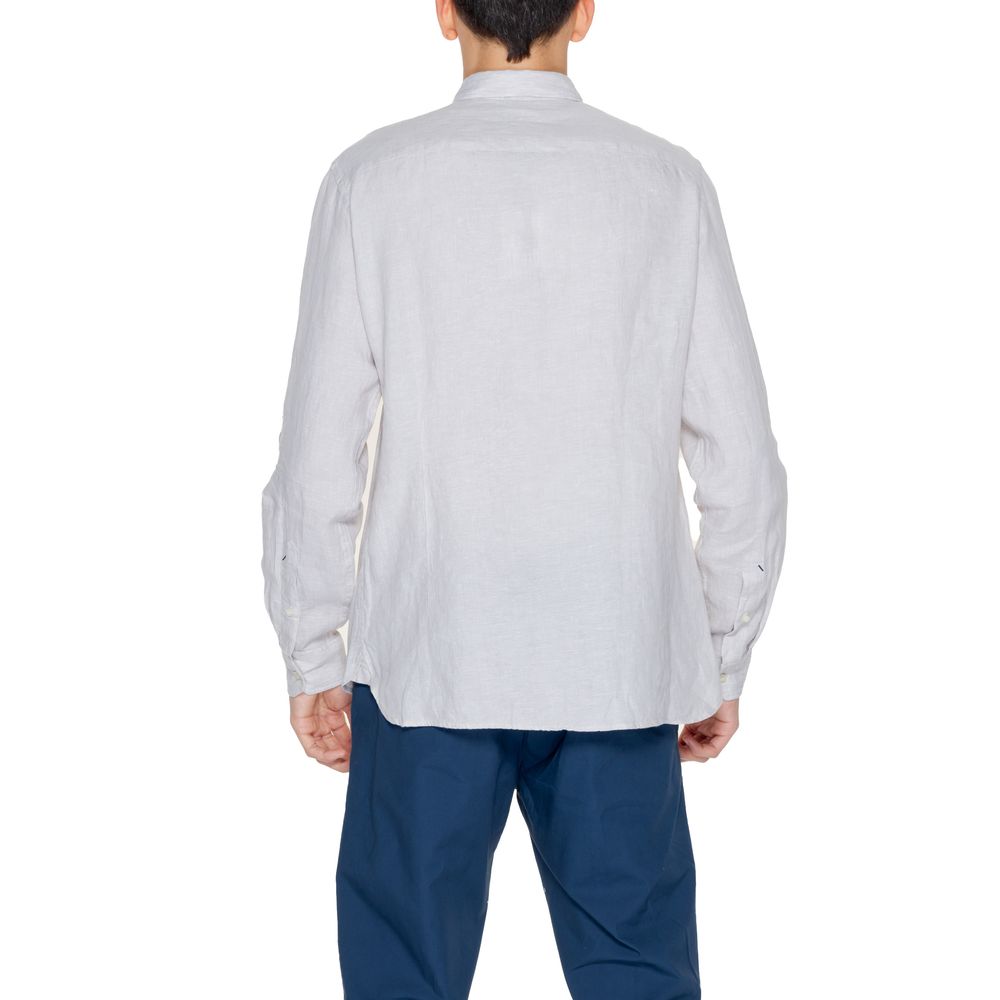 U.S. POLO ASSN. Beiges Leinenhemd