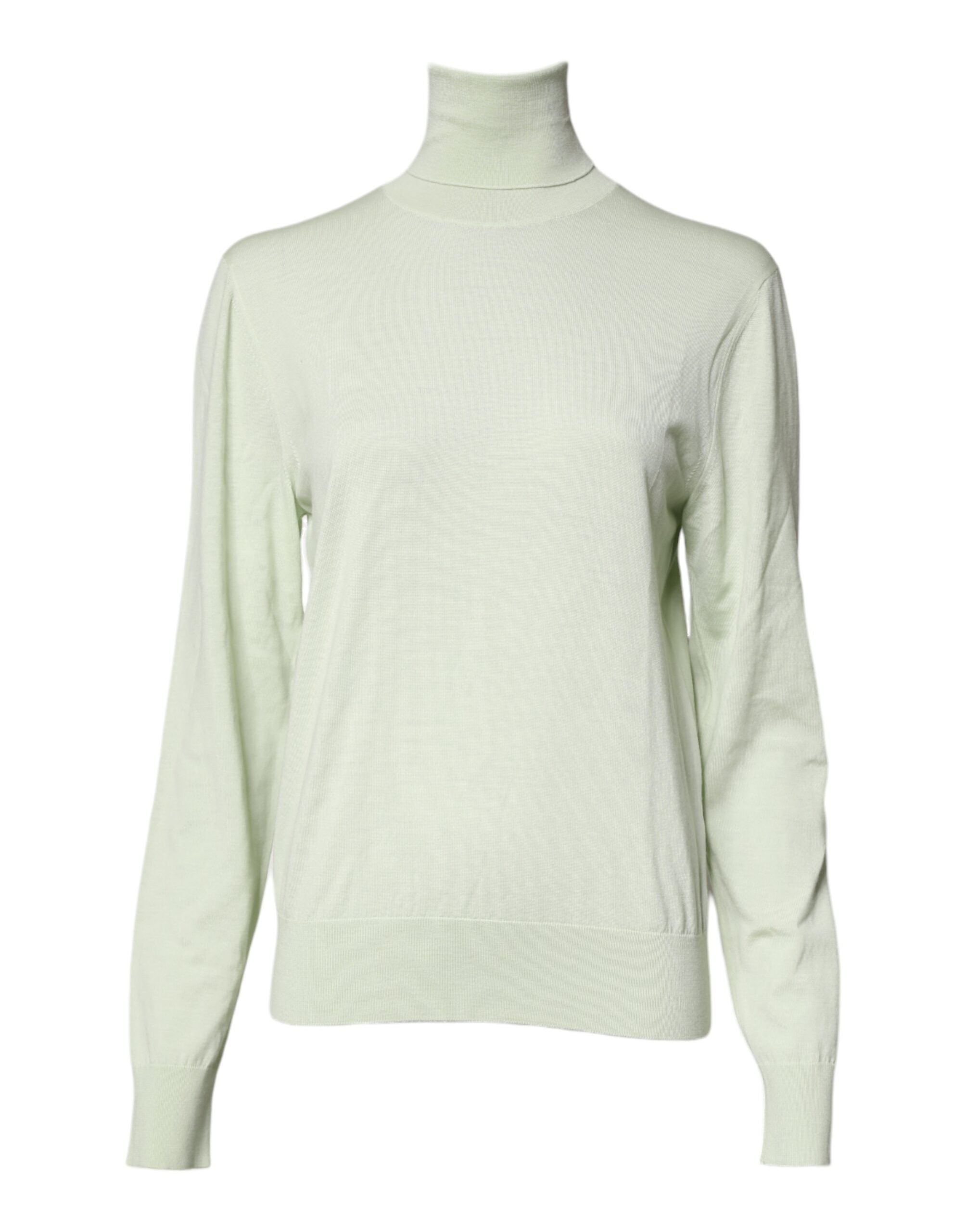 Dolce & Gabbana Lichtgroene wollen coltrui