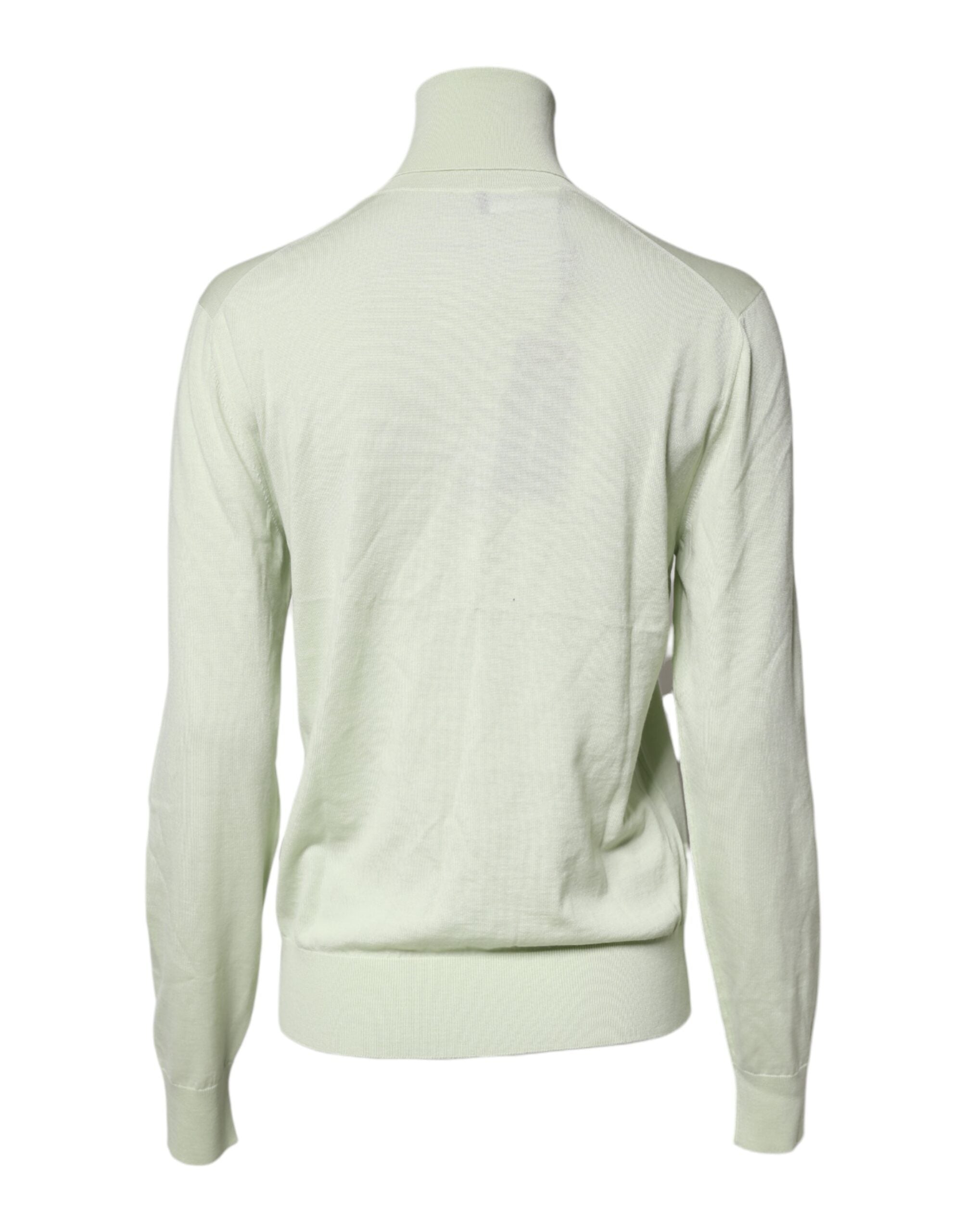 Dolce & Gabbana Lichtgroene wollen coltrui