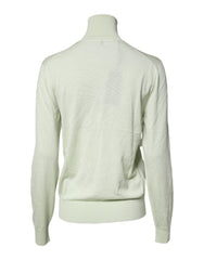 Dolce & Gabbana Lichtgroene wollen coltrui