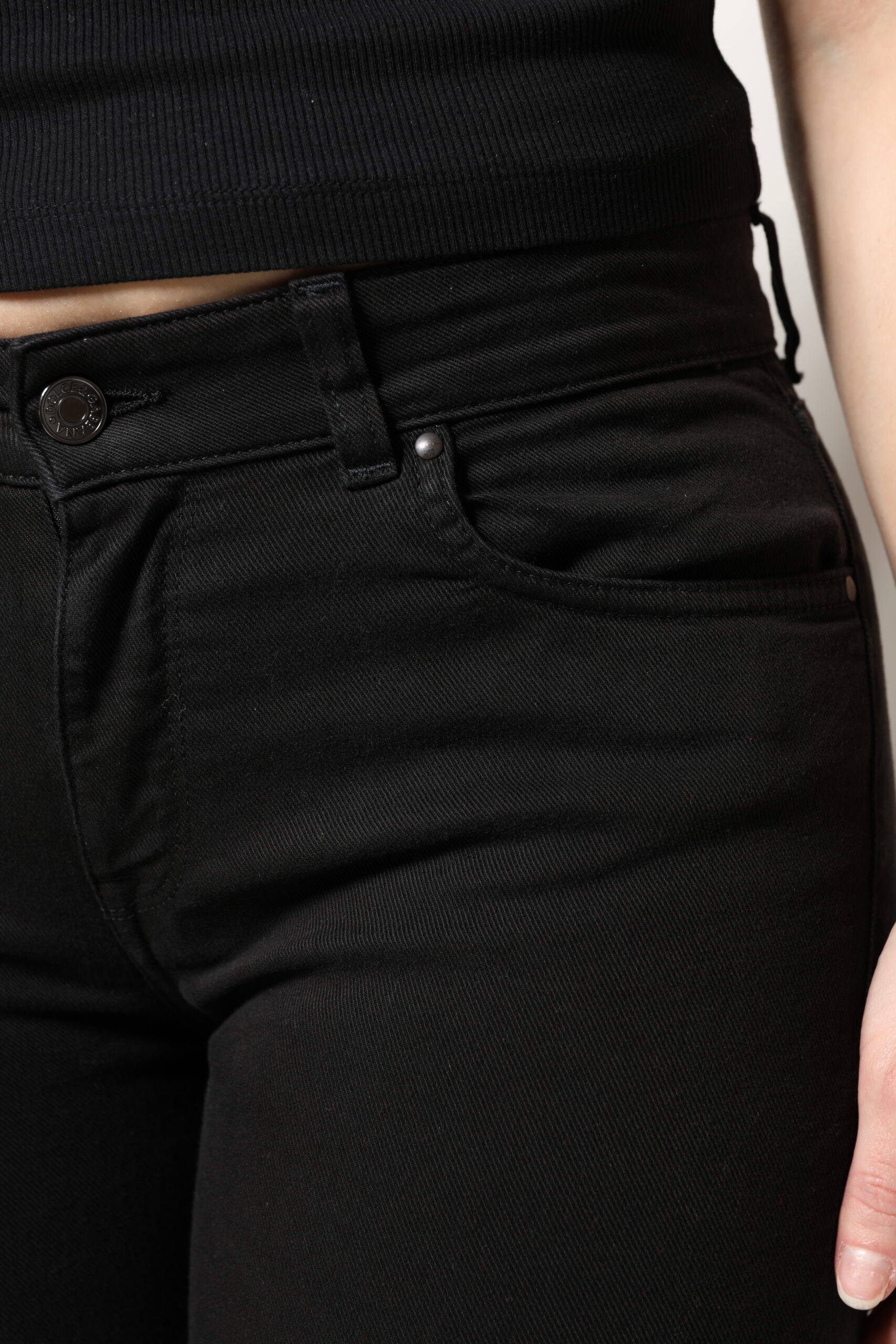 Dolce & Gabbana Schwarze Skinny Jeans aus Baumwolle mit mittlerer Bundhöhe