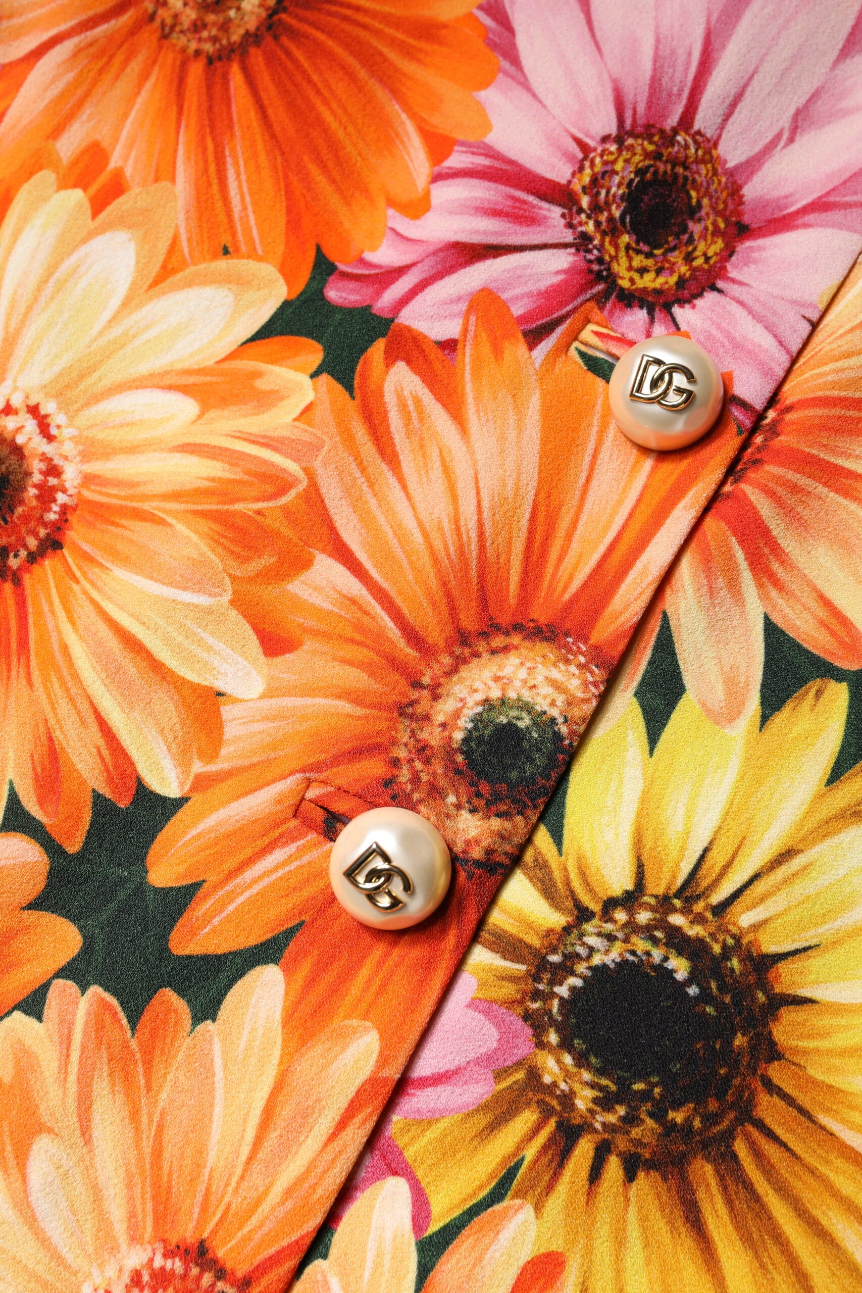 Dolce & Gabbana Multicolor Floral High Waist Mini Skirt