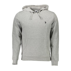U.S. POLO ASSN. Gray Cotton Men Sweatshirt