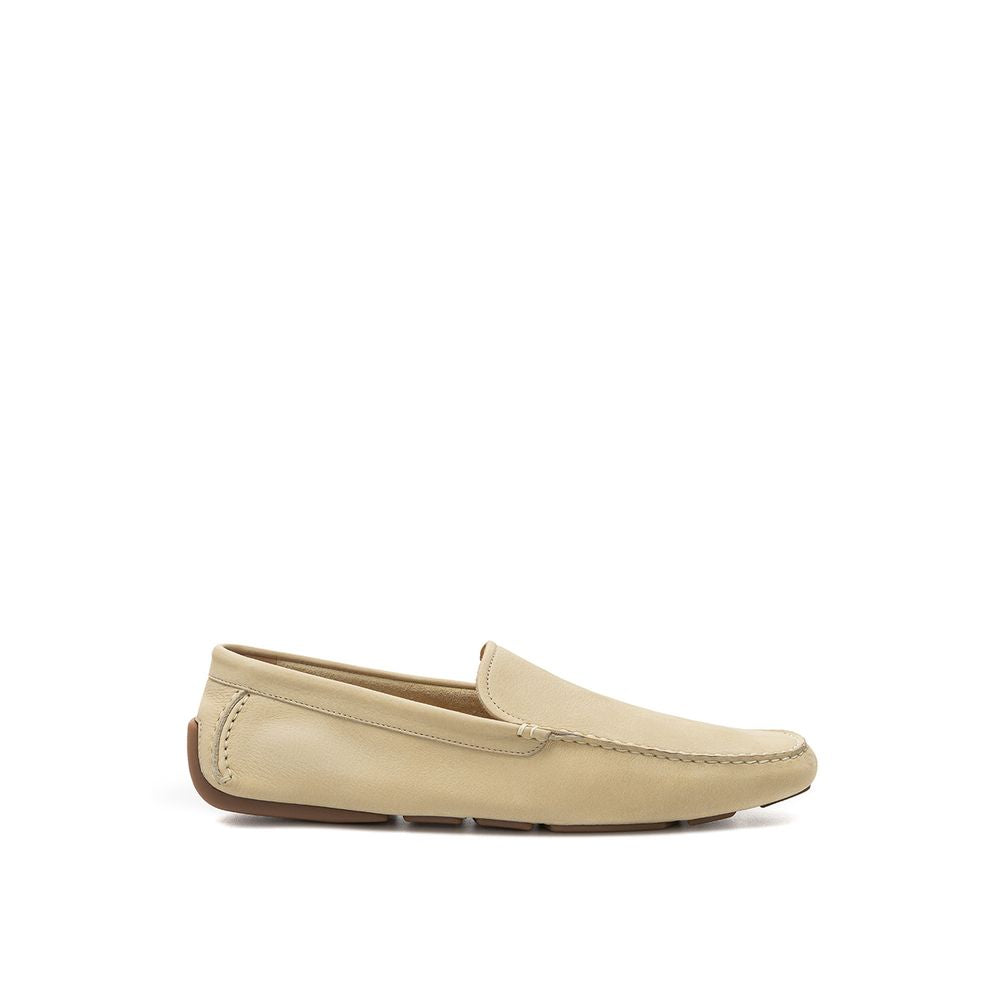 Bally Mokassin aus beigem Leder