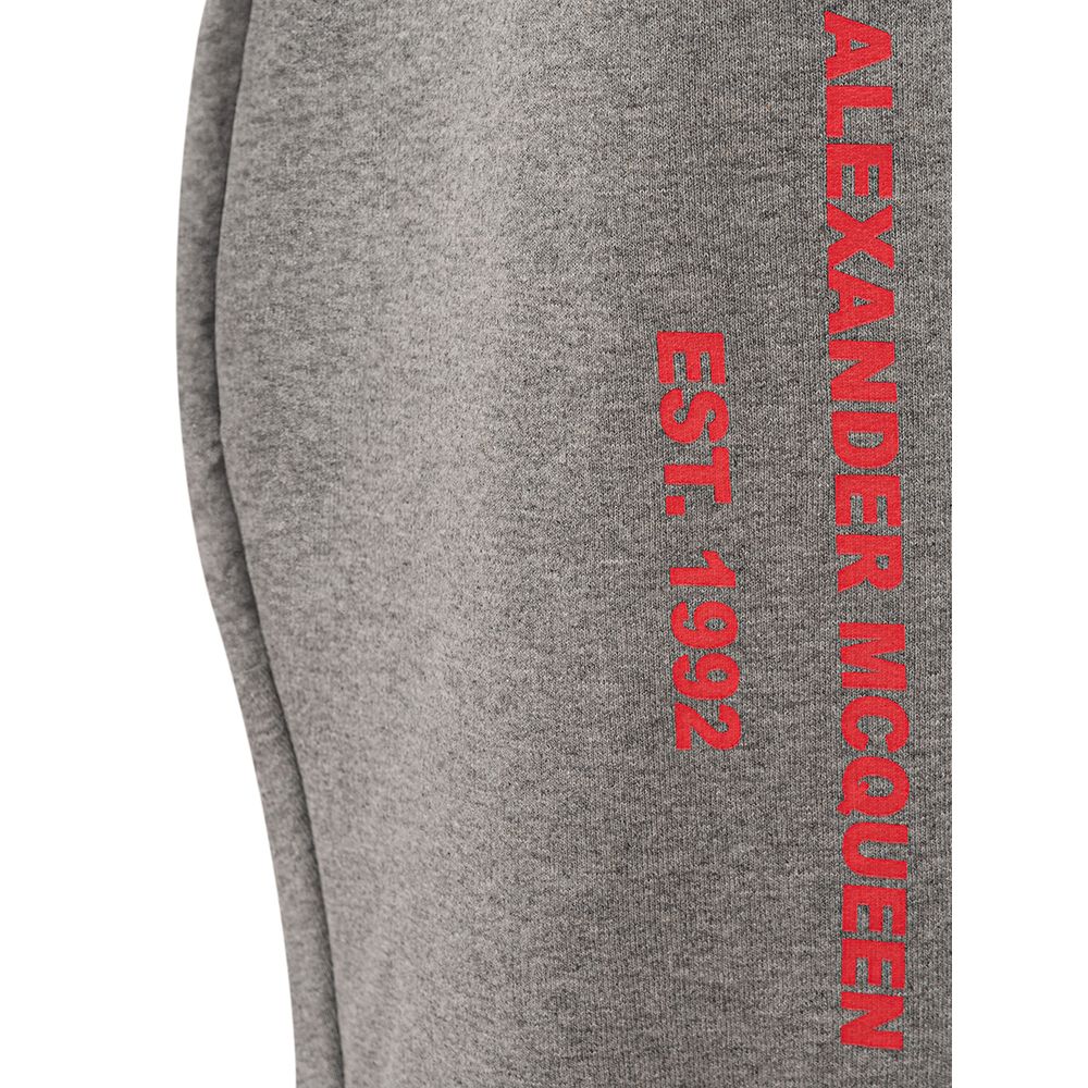 Alexander McQueen Graue Baumwoll-Sporthose