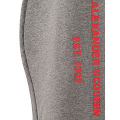 Alexander McQueen Graue Baumwoll-Sporthose