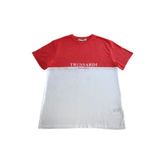 Trussardi Beachwear Wit Polyester Heren T-Shirt