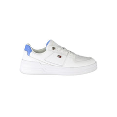 Tommy Hilfiger Damen Sneaker aus weißem Leder