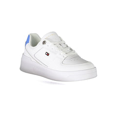 Tommy Hilfiger Damen Sneaker aus weißem Leder