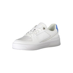 Tommy Hilfiger Damen Sneaker aus weißem Leder