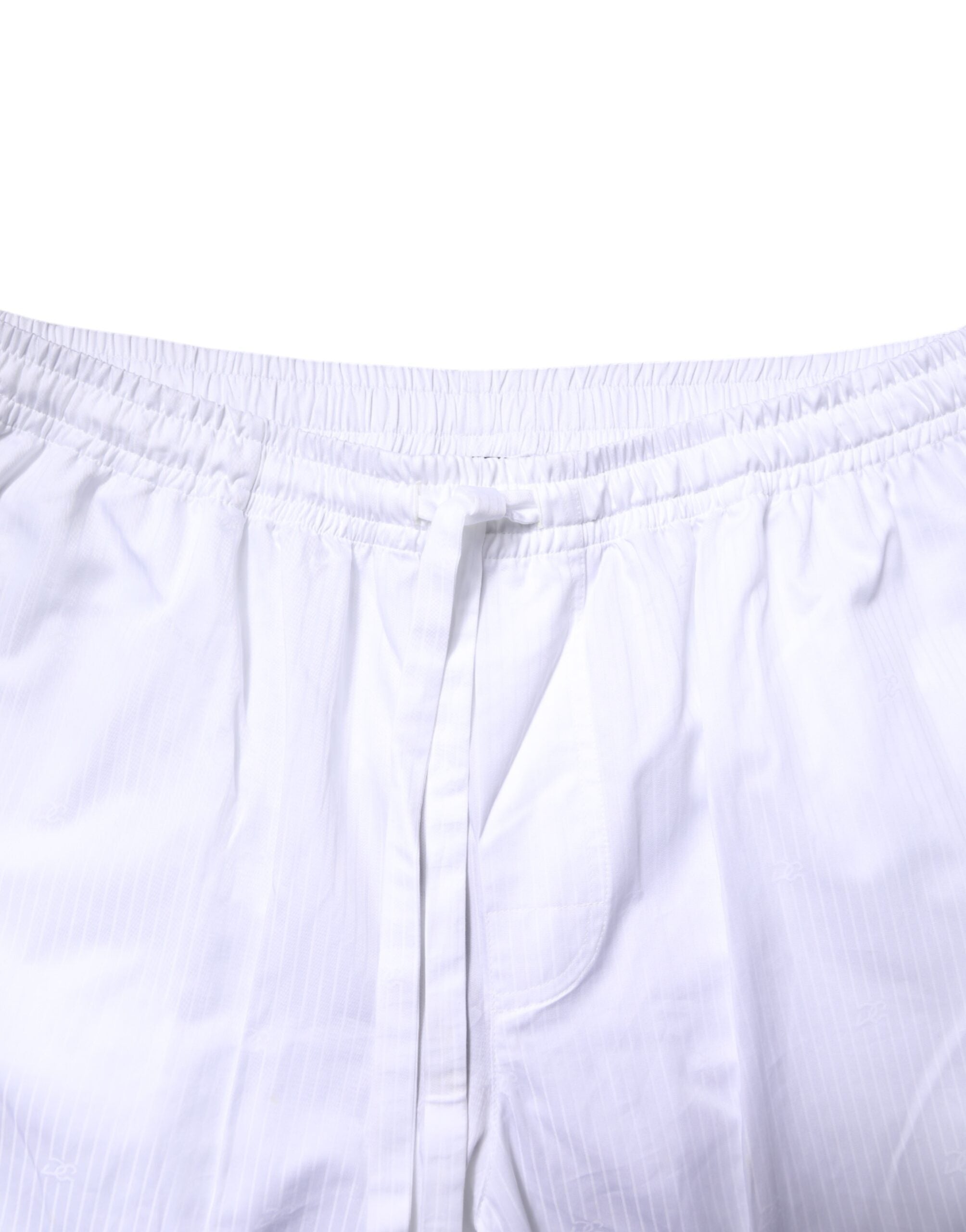 Dolce & Gabbana Schlafanzugset aus weißem Baumwollhemd und -hose