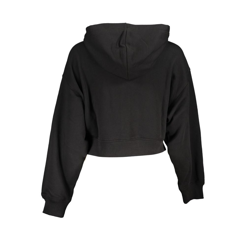 Calvin Klein Schwarzes Damen-Sweatshirt aus Baumwolle