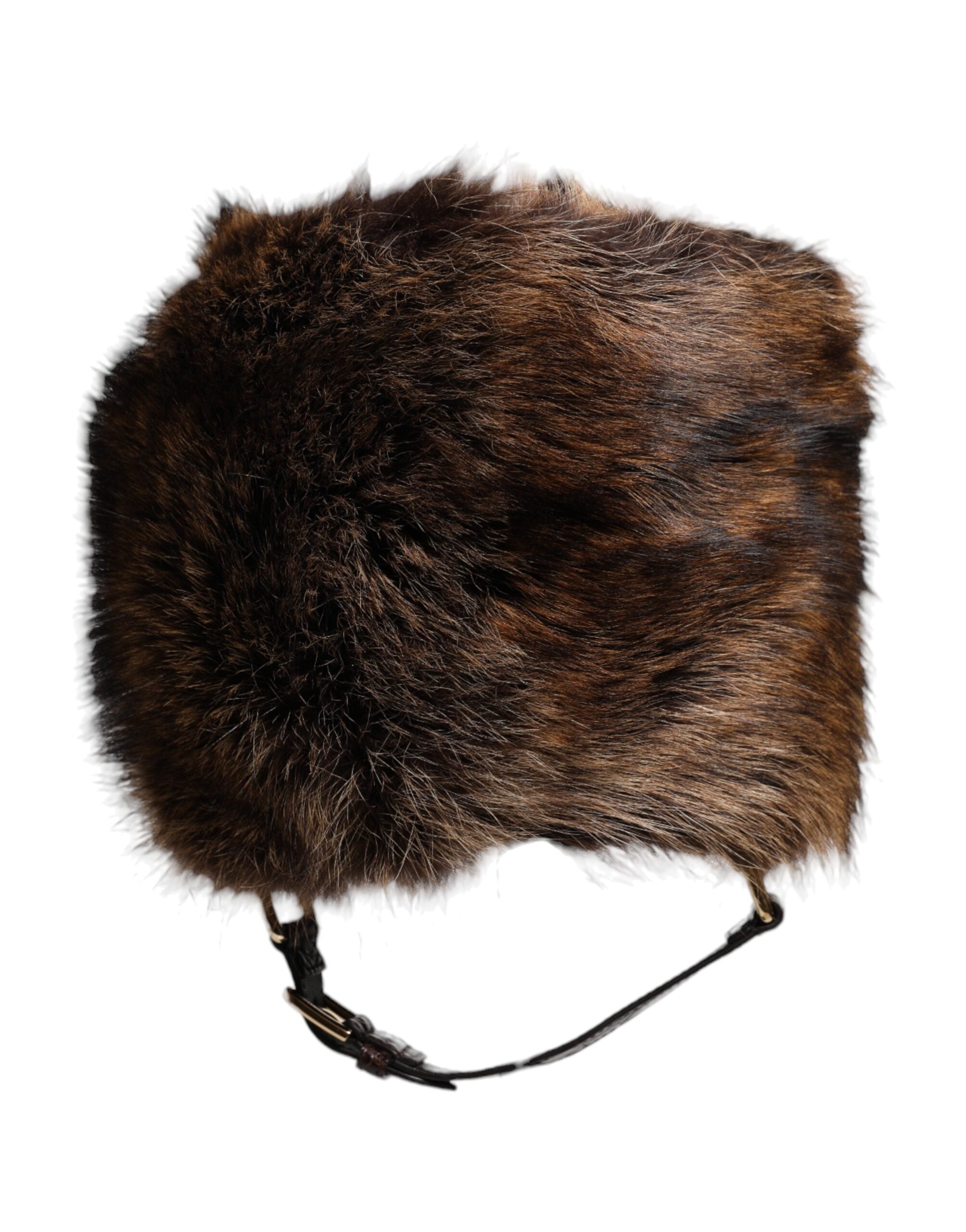 Dolce & Gabbana Brauner Pelz-Damen-Fischerhut