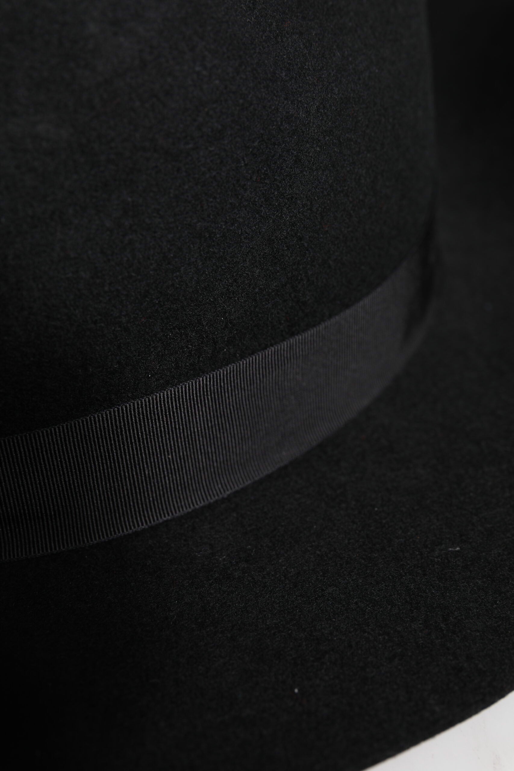 Dolce & Gabbana Schwarzer Trilby-Fedora mit breiter Krempe