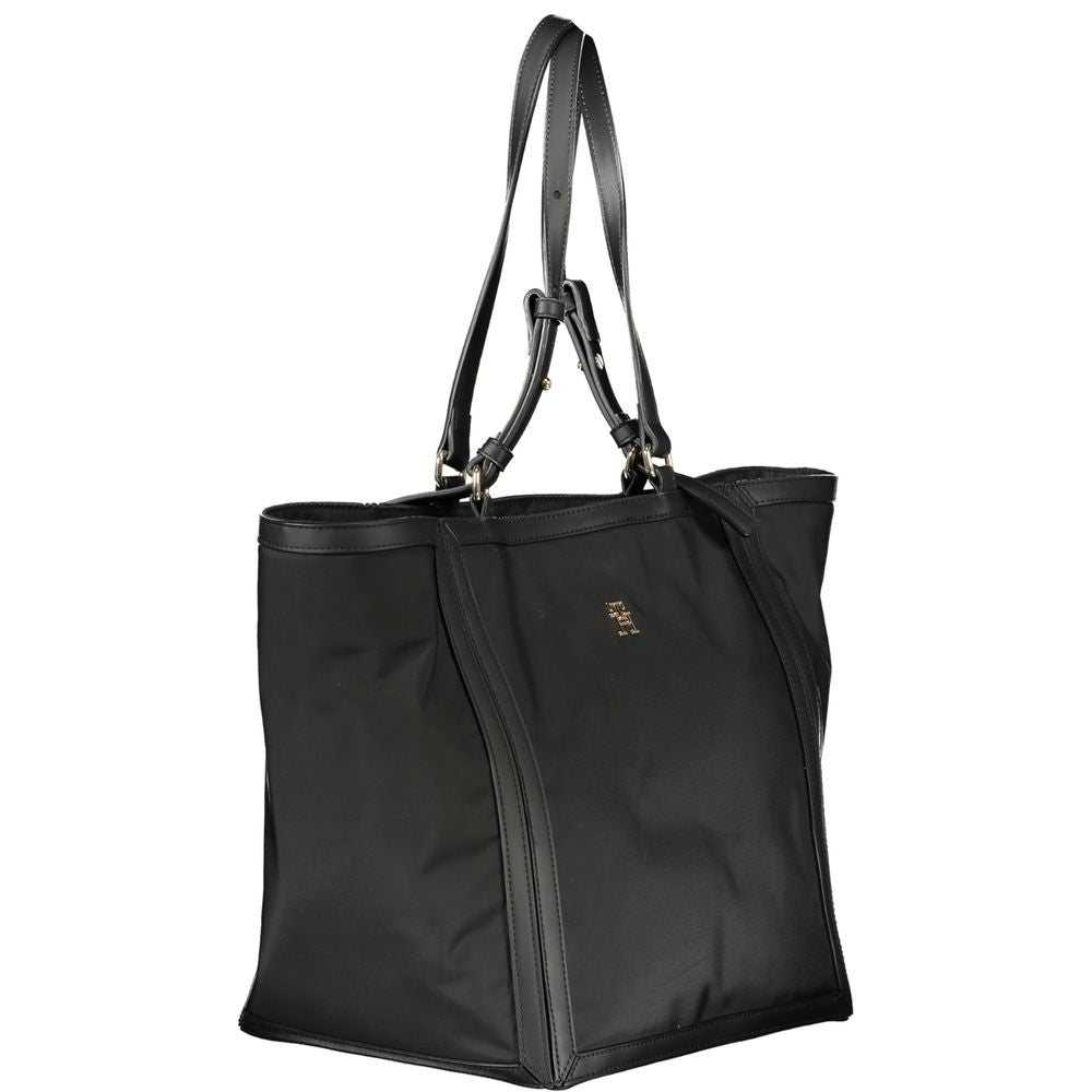 Tommy Hilfiger Zwarte Polyester Dames Handtas