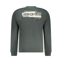 Napapijri Verde Cotton Men Sweatshirt