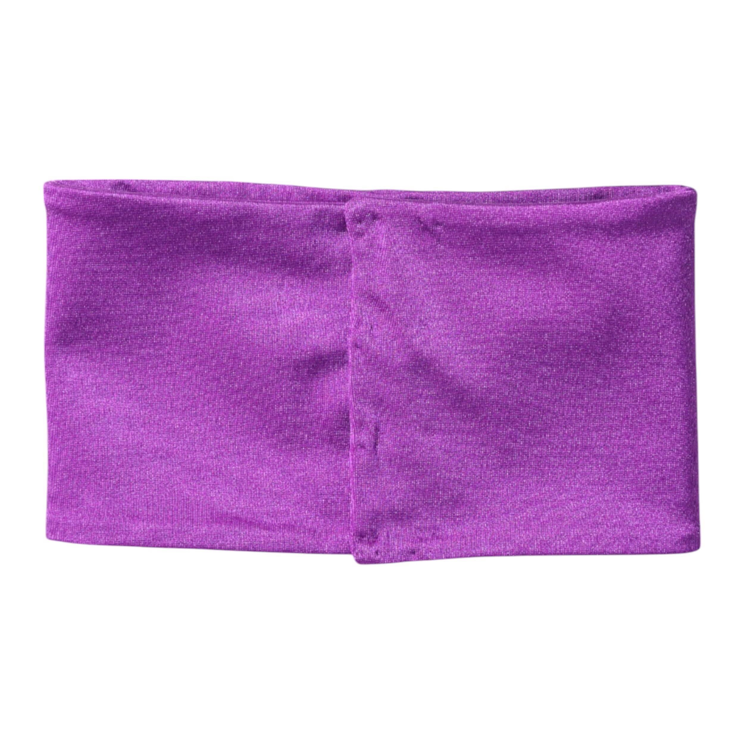 Dolce & Gabbana Damen Schlauchschal aus lila Nylon-Stretch