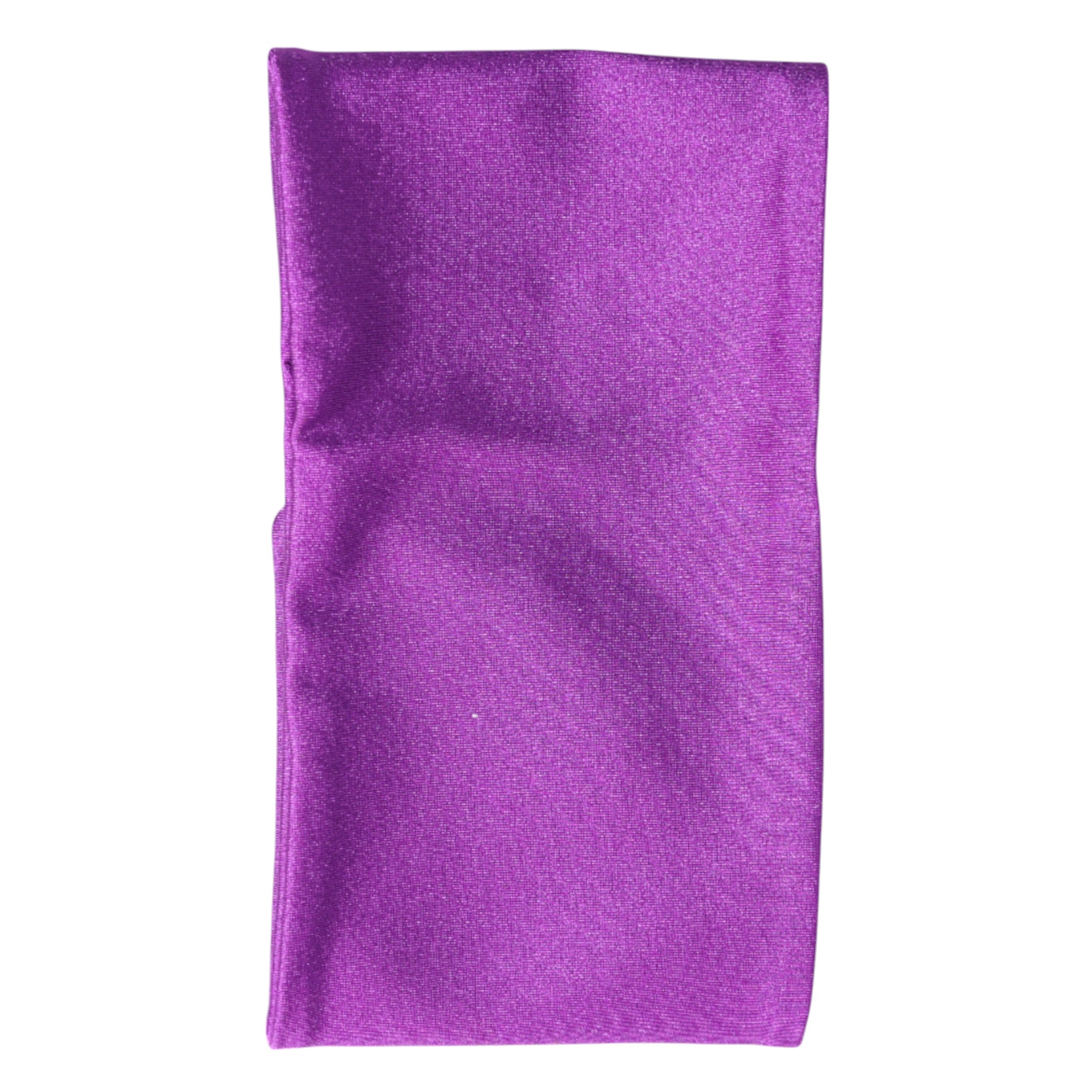 Dolce & Gabbana Damen Schlauchschal aus lila Nylon-Stretch