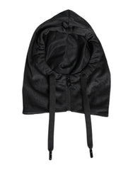 Dolce & Gabbana Zwarte Polyester Hoofddoek