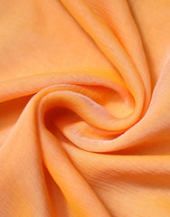 Dolce & Gabbana Orange Silk Rectangle Wrap Shawl Scarf