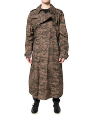 Dolce & Gabbana Multikleurige Camouflage Double Breasted Jas