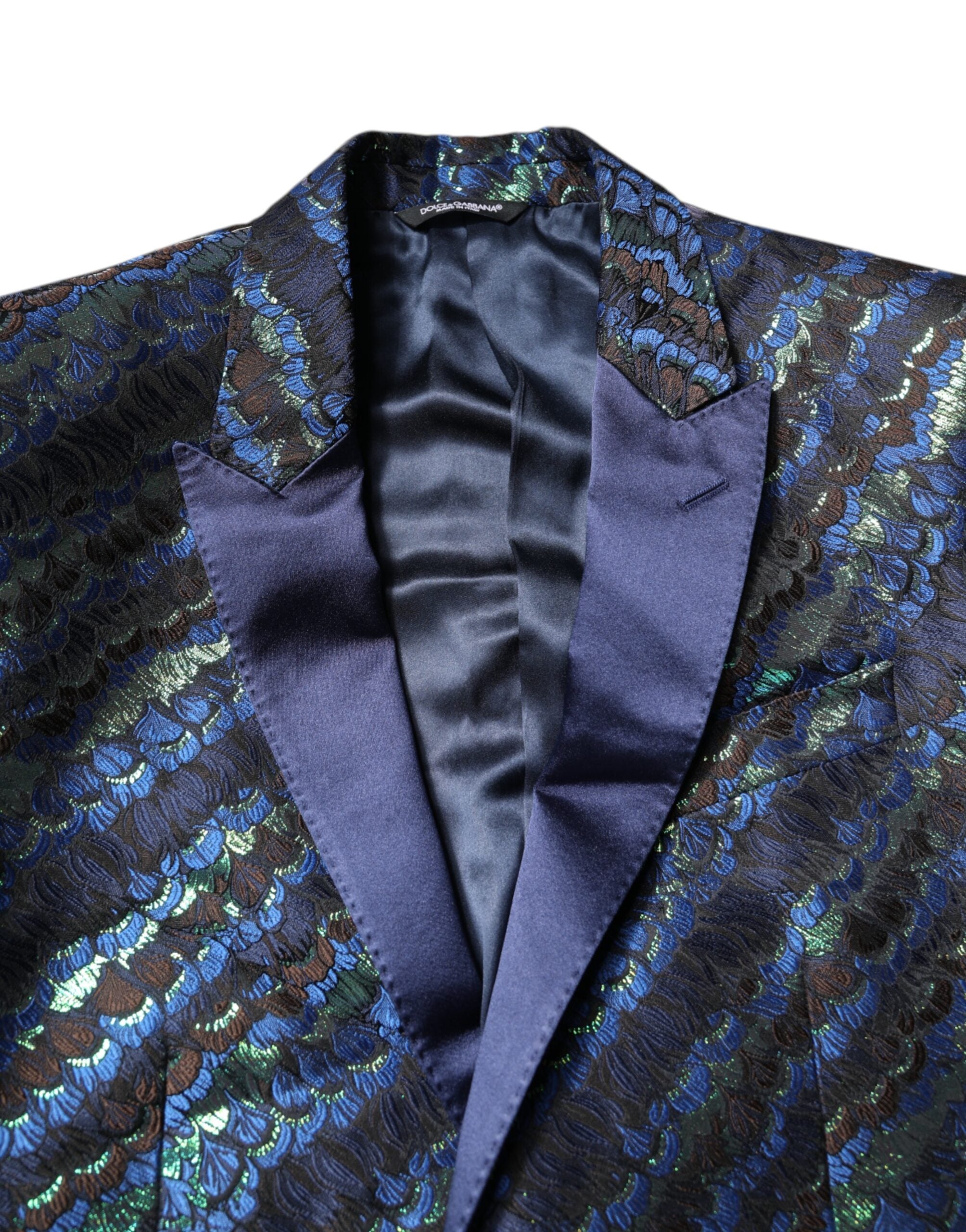 Dolce & Gabbana Mehrfarbiger Polyester-Jacquard-Zweiteiler