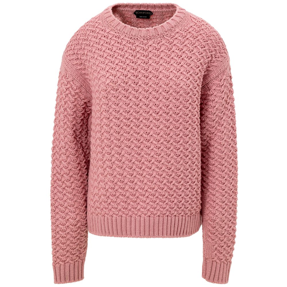 Tom Ford Pinkes Woll-Sweatshirt