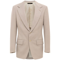 Tom Ford Beigefarbener Blazer aus Wolle