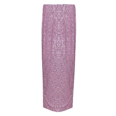 Tom Ford Rosa Polyester Maxirock