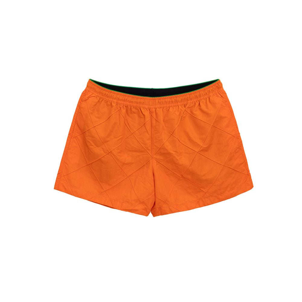 Bottega Veneta Badeshorts aus orangefarbenem Polyamid