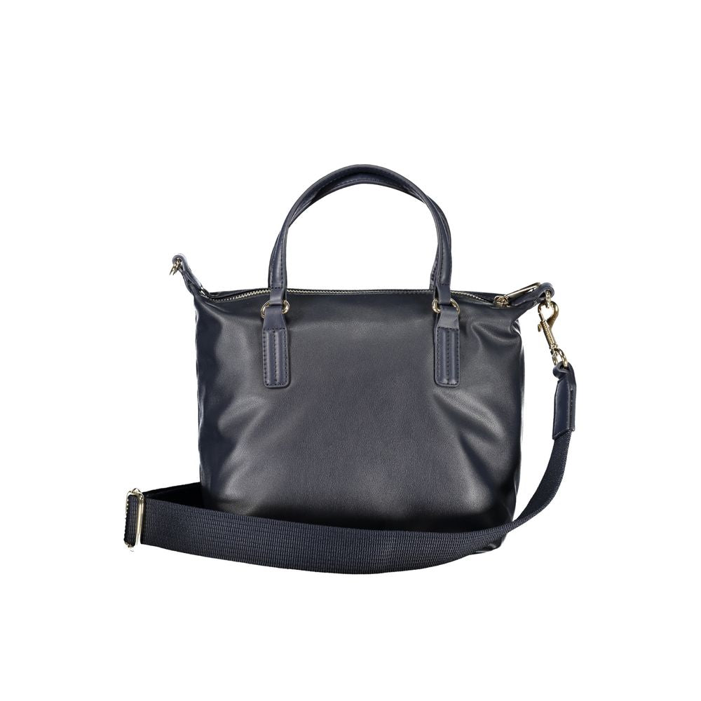 Tommy Hilfiger Damenhandtasche aus blauem Polyester