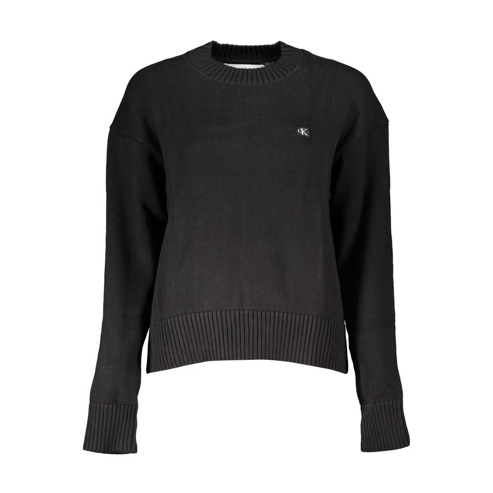 Calvin Klein Schwarzer Damenpullover aus Baumwolle