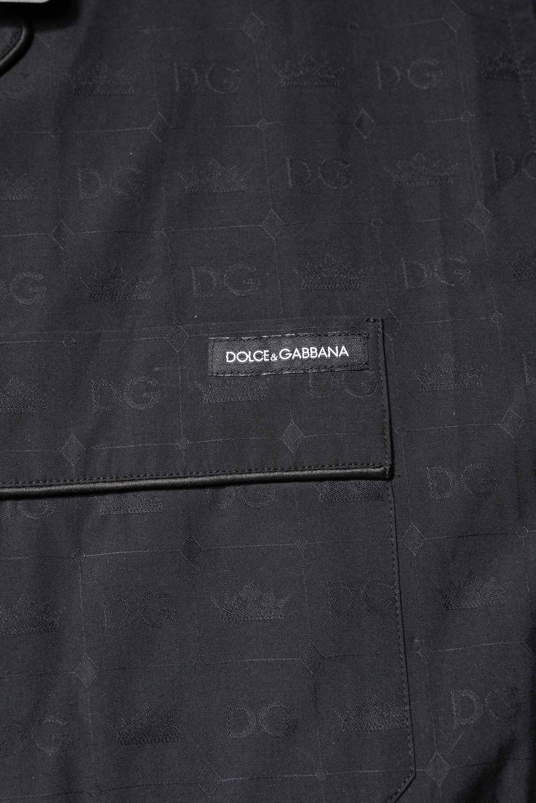 Dolce & Gabbana Schwarzes Baumwoll-Schlafanzug-Set für Herren