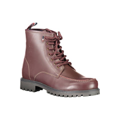 U.S. POLO ASSN. Rode Leren Herenlaars