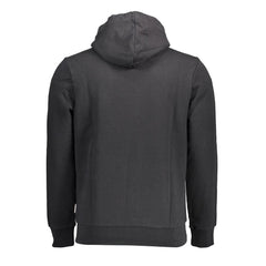 Napapijri Black Cotton Men Hoodie