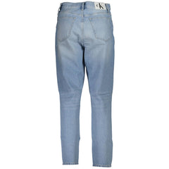 Calvin Klein Azzurro Baumwoll-Damenjeans