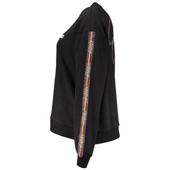 Cavalli Class Zwart Katoenen Damessweater