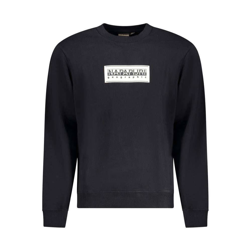 Napapijri Black Cotton Men Sweater