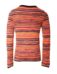 Dolce & Gabbana Meerkleurige Wol DGLogo Gebreide Pullover Trui