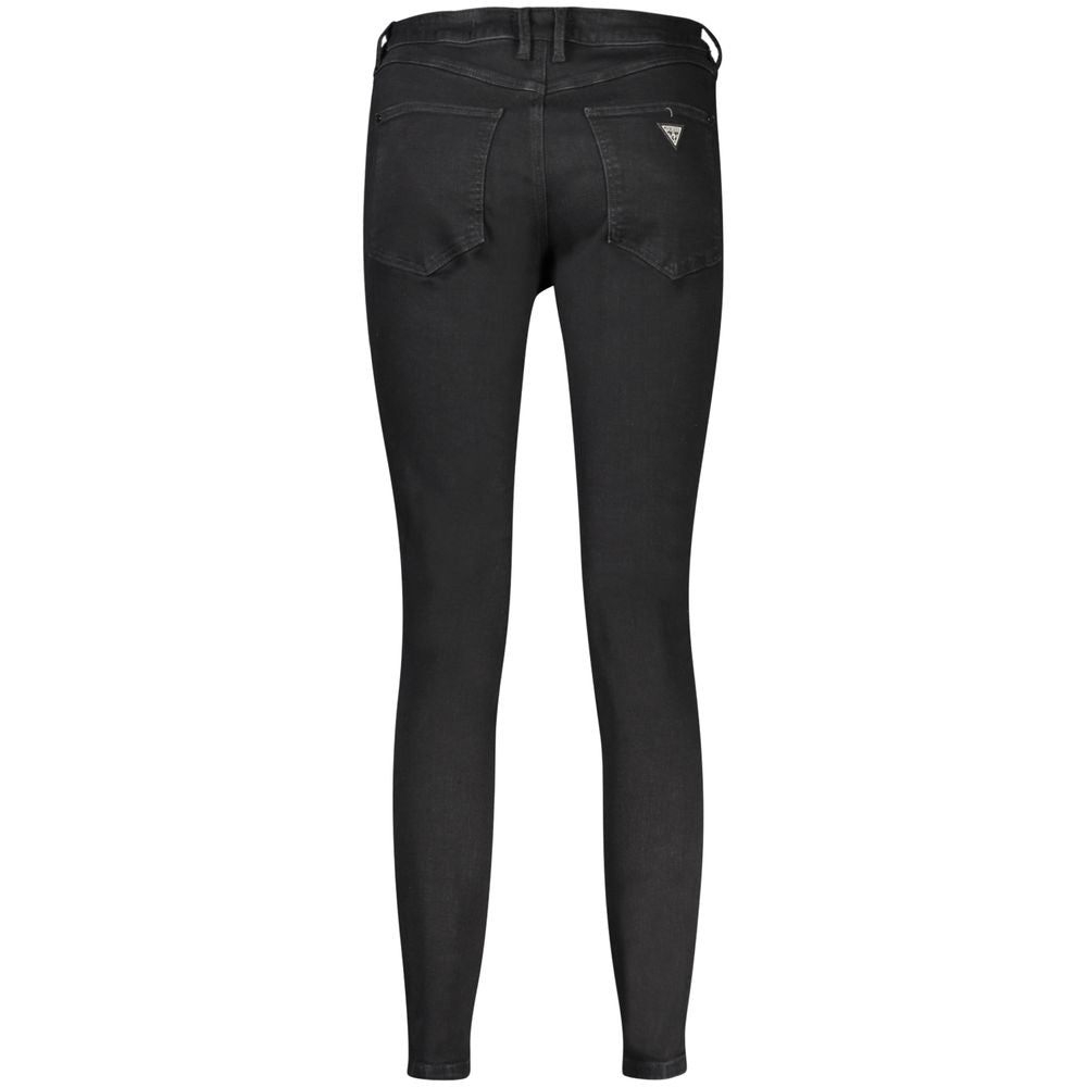 Guess Jeans Nero Baumwolle Damenjeans