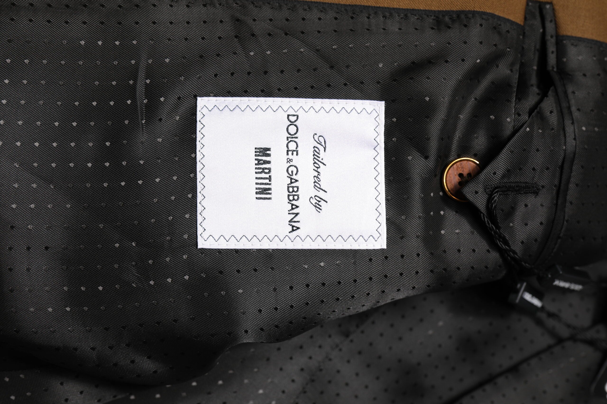 Dolce & Gabbana Brauner MARTINI Einreiher Mantel Blazer