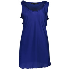 Silvian Heach Blu Polyester Women T-Shirt