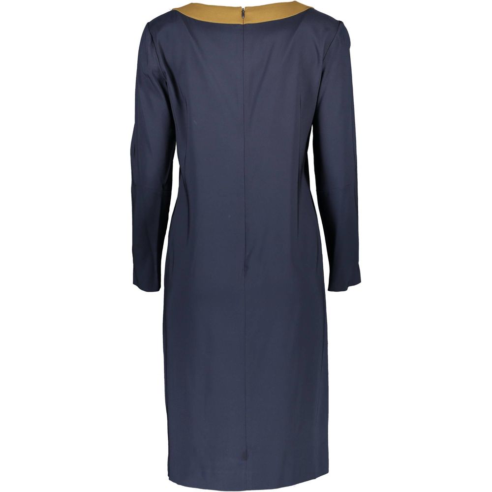 Gant Damenkleid aus blauer Viskose