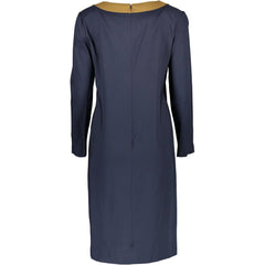 Gant Damenkleid aus blauer Viskose