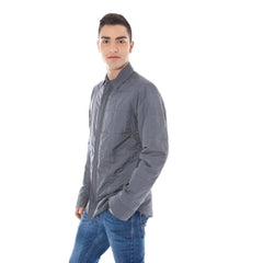Calvin Klein Grijs Polyester Herenjack