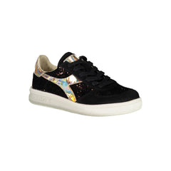 Diadora Damen-Sneaker aus schwarzem Leder