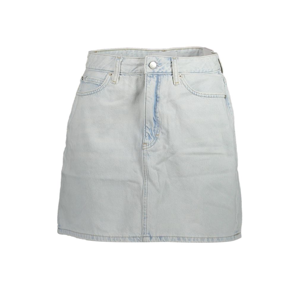 Calvin Klein Azzurro Baumwollrock für Damen