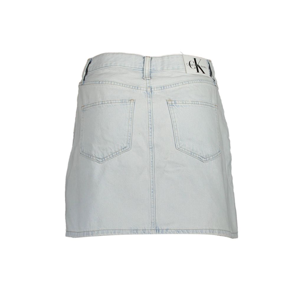 Calvin Klein Azzurro Baumwollrock für Damen