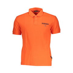 Napapijri, Pinkes Poloshirt mit Kontrastdetails