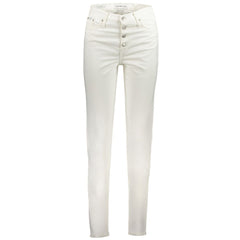 Calvin Klein White Cotton Women's Jean